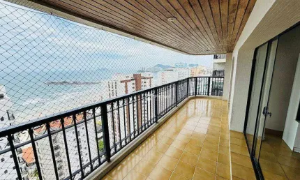 Apartamento com vista mar à venda em Pitangueiras - Guarujá/SP.