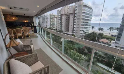 Apartamento com 3 dormitórios à venda, 131 m²  - riviera de são lourenço - bertioga/sp
