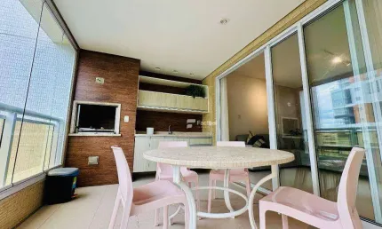Apartamento com 4 dormitórios, 138 m² - venda ou aluguel/mês - riviera  de são lourenço - bertioga/sp