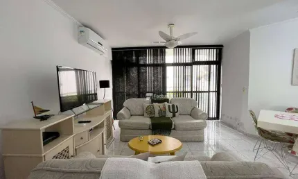 Apartamento com 3 dormitórios à venda, 100 m² por r$ 420.000,00 - enseada - guarujá/sp