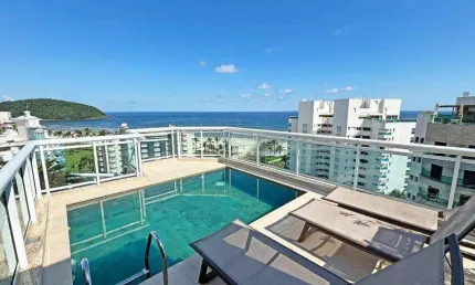 Cobertura com 4 dormitórios à venda, 263 m²  - Riviera de São Lourenço - Bertioga/SP