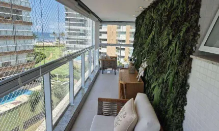 Apartamento com 4 suítes à venda, 166 m² - riviera de são lourenço - bertioga/sp