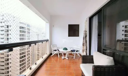 Apartamento com 1 dormitório à venda, 58 m² por r$ 320.000,00 - pitangueiras - guarujá/sp