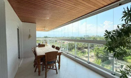 Apartamento com 3 dormitórios à venda, 129 m² - riviera de são lourenço - bertioga/sp