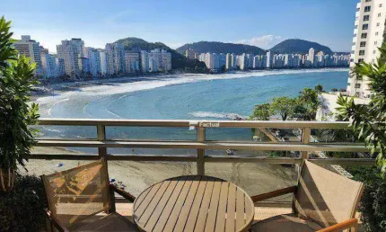 Apartamento frente mar a venda na Praia das Astúrias - Guarujá/SP.