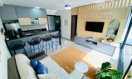 Apartamento com 1 quarto à venda na Avenida Marjory Prado, 597, Balneário Praia do Pernambuco, Guarujá