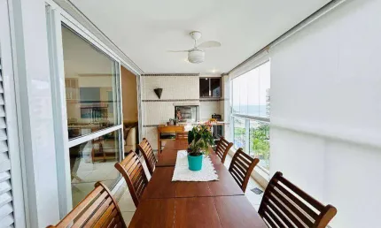 Apartamento com 4 dormitórios à venda, 132 m² - riviera de são lourenço - bertioga/sp