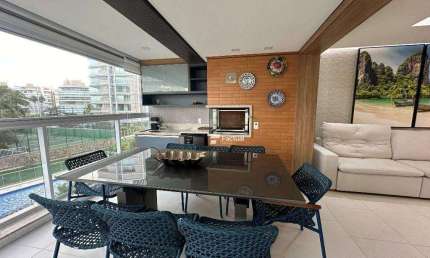 Apartamento com 4 suítes para alugar, 166 m² - Riviera de São Lourenço - Bertioga/SP