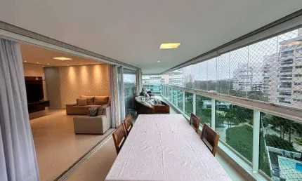 Apartamento com 4 dormitórios para alugar, 185 m² por r$ 25.000,00/mês - riviera de são lourenço - bertioga/sp