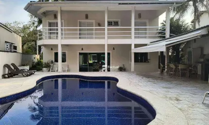 Casa com 5 dormitórios à venda, 476 m² - Riviera de São Lourenço - Bertioga/SP