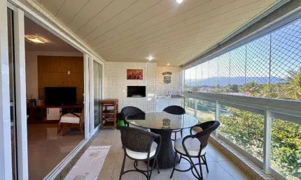 Apartamento com 4 dormitórios, 186 m² - venda ou aluguel/mês - Riviera  de São Lourenço - Bertioga/SP