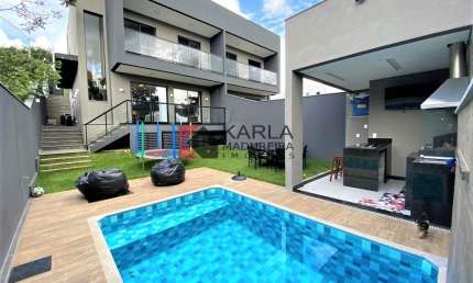 CASA 03 QUARTOS, SUITE E GOURMET COM PISCINA - COND. TRILHAS DO SOL!!