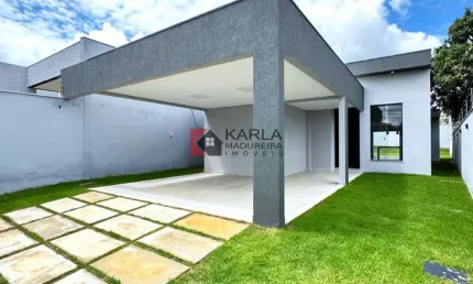 NOVO SANTOS DUMONT - CASA 03 QUARTOS, COM PISCINA E LOTE DE 500 M²