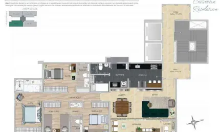 Apartamento para Venda em Belo Horizonte, Santa Efigênia, 4 dormitórios, 2 suítes, 4 banheiros, 4 vagas
