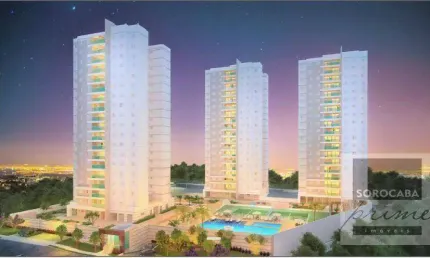 Apartamento com 3 dormitórios à venda, 97 m² por r$ 1.000.000,00 - residencial cannes - sorocaba/sp
