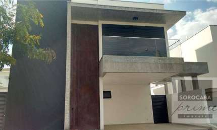 Sobrado com 4 dormitórios à venda, 285 m² por R$ 1.710.000 - Condomínio Mont Blanc - Sorocaba/SP, próximo ao Shopping Iguatemi.