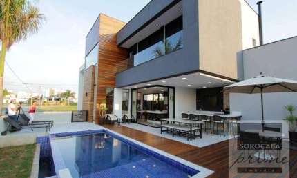 Sobrado à venda, 325 m² por R$ 4.500.000,00 - Condomínio Ibiti Royal Park - Sorocaba/SP