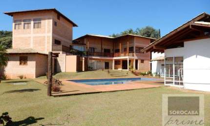 Sobrado com 6 dormitórios, 1500 m² - venda por R$ 5.800.000,00 ou aluguel por R$ 13.100,00/mês - Condomínio Village Vert I - Sorocaba/SP