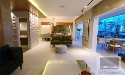 Apartamento com 4 dormitórios à venda, 314 m² por r$ 4.490.000,00 - edifício dijon - sorocaba/sp