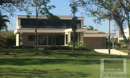 Maravilhoso Sobrado à venda - Lago Azul Condomínio e Golfe Clube -Sorocaba-SP, Excelente Localização, Condomínio de alto padrão.