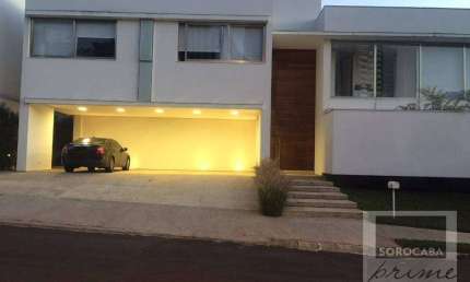 Sobrado com 4 dormitórios à venda, 520 m² por R$ 3.300.000,00 - Condomínio Village Sunset - Sorocaba/SP