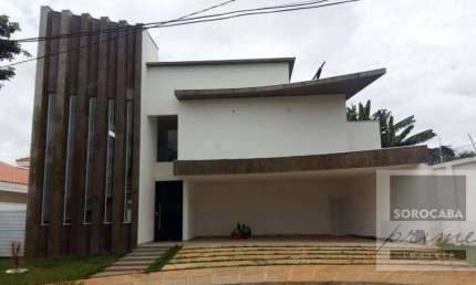 Sobrado com 4 dormitórios para alugar, 351 m² por R$ 11.400,00/mês - Condomínio Mont Blanc - Sorocaba/SP