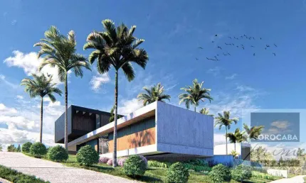 Espetacular sobrado com 5 dormitórios à venda, 1050 m² por r$ 7.900.000 - condomínio saint patrick - sorocaba/sp
