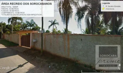 Área à venda, 3000 m² por R$ 1.500.000,00 - Caguaçu - Sorocaba/SP