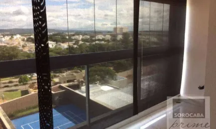 Apartamento com 1 dormitório para alugar, 46 m² por r$ 4.050,00/mês - parque campolim - sorocaba/sp