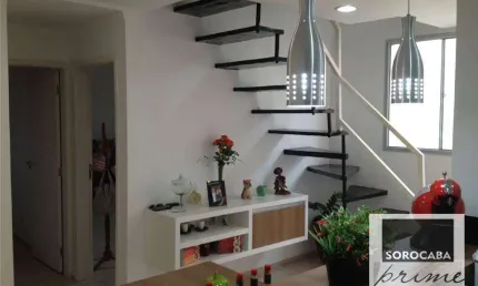 Apartamento Duplex com 2 dormitórios à venda, 110 m² por R$ 360.000,00 - Condomínio Residencial Spazio Salute - Sorocaba/SP