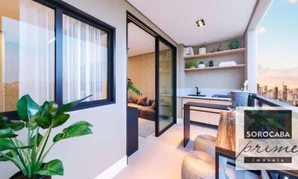 Apartamento com 3 dormitórios à venda, 88 m² por R$ 880.000,00 - Connect Planeta - Sorocaba/SP