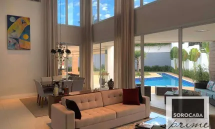 Sobrado com 4 dormitórios à venda, 490 m² por r$ 2.980.000,00 - parque reserva fazenda imperial - sorocaba/sp