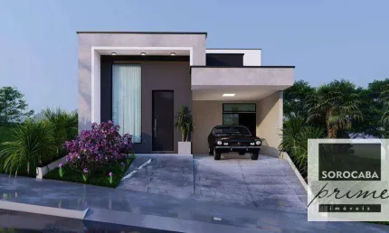 Casa com 3 dormitórios à venda, 146 m² por R$ 1.000.000,00 - Condomínio Villagio Milano - Sorocaba/SP