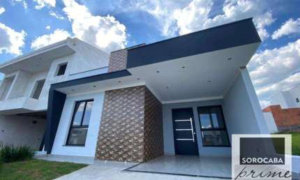 Casa com 3 dormitórios à venda, 103 m² por R$ 780.000,00 - Condomínio Terras de São Francisco - Sorocaba/SP