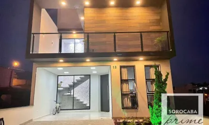 Sobrado com 3 dormitórios à venda, 148 m² por r$ 795.000,00 - horto florestal villagio - sorocaba/sp