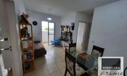 Apartamento com 2 dormitórios à venda, 53 m² por r$ 245.000,00 - condomínio edifício buriti - sorocaba/sp