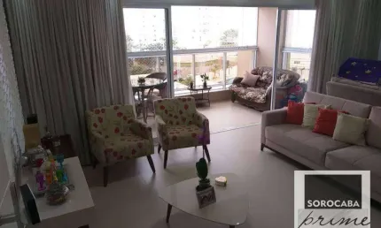 Apartamento com 3 dormitórios à venda, 140 m² por r$ 1.277.000,00 - edifício saint-tropez - sorocaba/sp