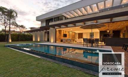 Casa com 4 dormitórios à venda, 442 m² por R$ 8.850.000,00 - Lago Azul - Araçoiaba da Serra/SP