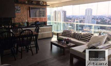 Apartamento com 3 dormitórios, 170 m² - venda por R$ 1.450.000,00 ou aluguel por R$ 12.000,00/mês - Jardim Emília - Sorocaba/SP