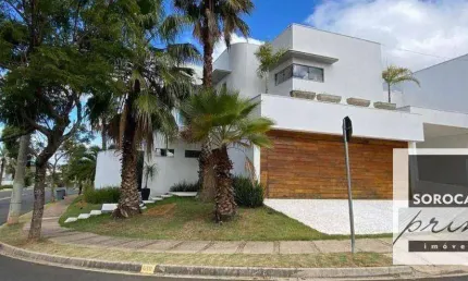 Casa com 4 dormitórios, 615 m² - venda por r$ 3.200.000,00 ou aluguel por r$ 20.000,00/mês - parque reserva fazenda imperial - sorocaba/sp