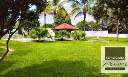 Chácara com 4 dormitórios, 5000 m² - venda por R$ 5.000.000,00 ou aluguel por R$ 12.625,00/mês - Chácaras Residenciais Santa Maria - Votorantim/SP