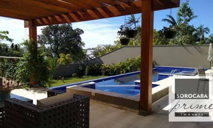 Casa com 4 dormitórios à venda, 405 m² por r$ 3.500.000,00 - parque reserva fazenda imperial - sorocaba/sp