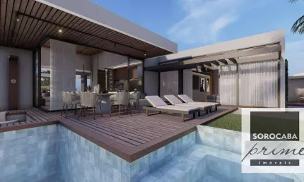 Casa com 3 dormitórios à venda, 274 m² por r$ 2.890.000,00 - alphaville nova esplanada iii - votorantim/sp