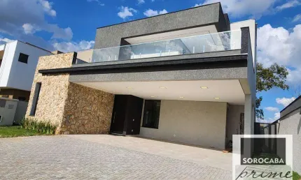 Casa com 3 dormitórios à venda, 390 m² por r$ 2.900.000,00 - alphaville nova esplanada iii - votorantim/sp