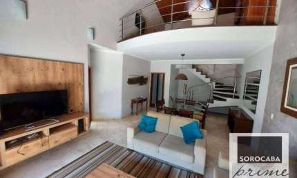Sobrado para alugar, 220 m² por R$ 8.045,00/mês - Condomínio Vila dos Inglezes - Sorocaba/SP