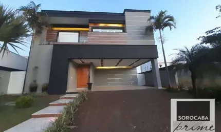 Sobrado com 6 dormitórios à venda, 400 m² por r$ 3.500.000 - alphaville nova esplanada - votorantim/sp