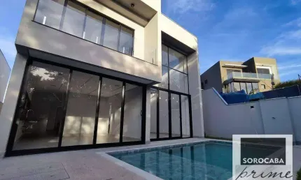 Sobrado com 4 dormitórios à venda, 340 m² por r$ 2.400.000,00 - alphaville nova esplanada i - votorantim/sp