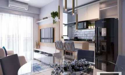 Apartamento com 2 dormitórios (sendo 1 suíte) à venda, 45 m² por R$ 230.000 - Júlio de Mesquita Filho - Sorocaba/SP