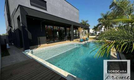 Sobrado com 5 suítes à venda, 461 m² por R$ 5.100.000 - Alphaville Nova Esplanada 3 - Votorantim/SP