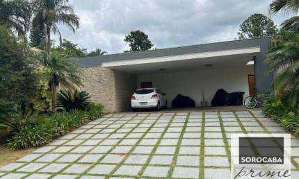 Casa com 3 dormitórios ( 2 suítes)  à venda, 445 m² por R$ 3.900.000 - Condomínio Lago Azul - Araçoiaba da Serra/SP